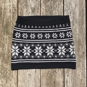 Cherokee Wool Patterned Skirt
